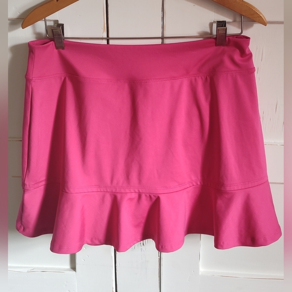 Tommy Bahama Women's Hot Pink Golf Skort | Size Large - Picture 2 of 5